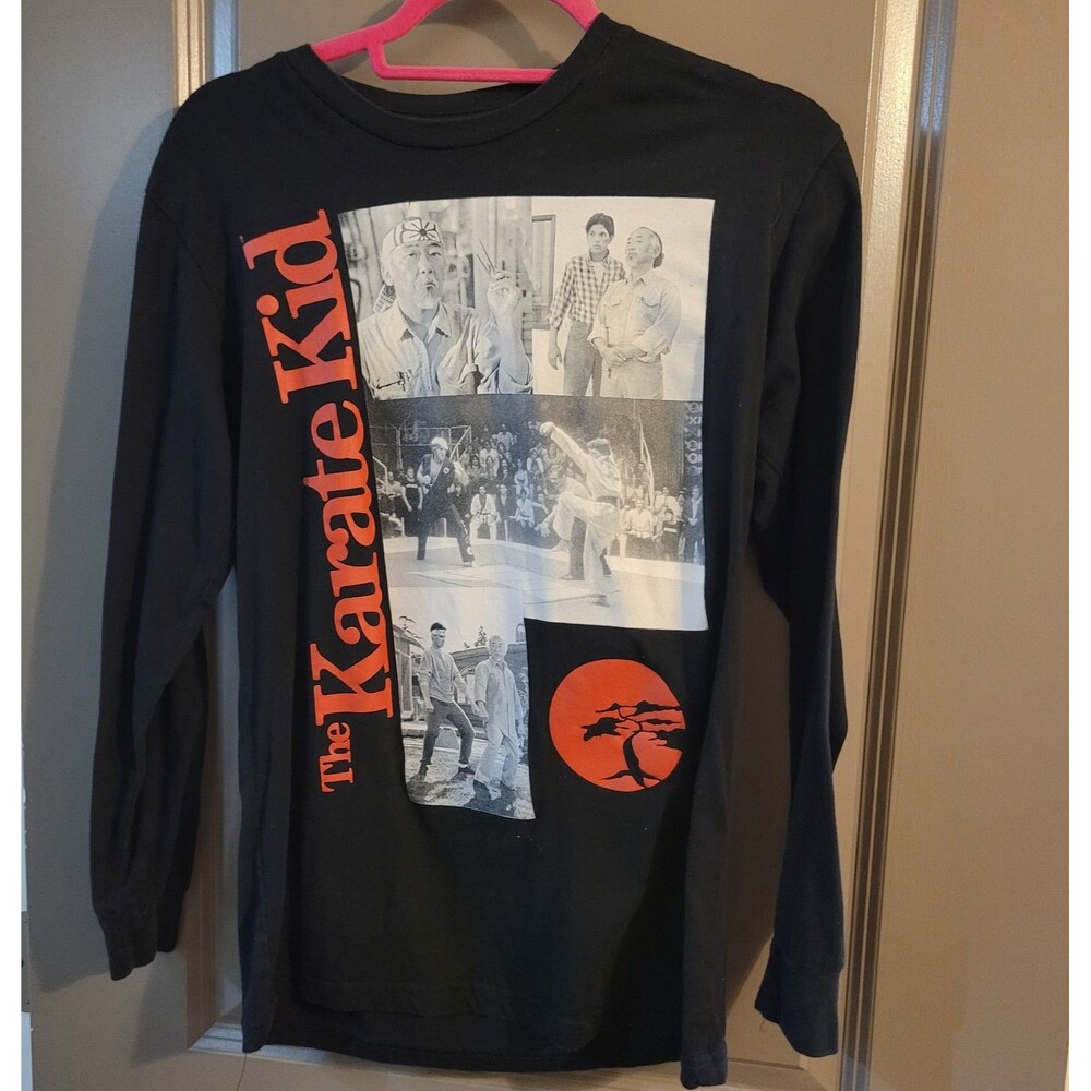 The Karate Kid Shirt Mens S Chemistry Long Sleeve Double Sided Daniel Miyagi